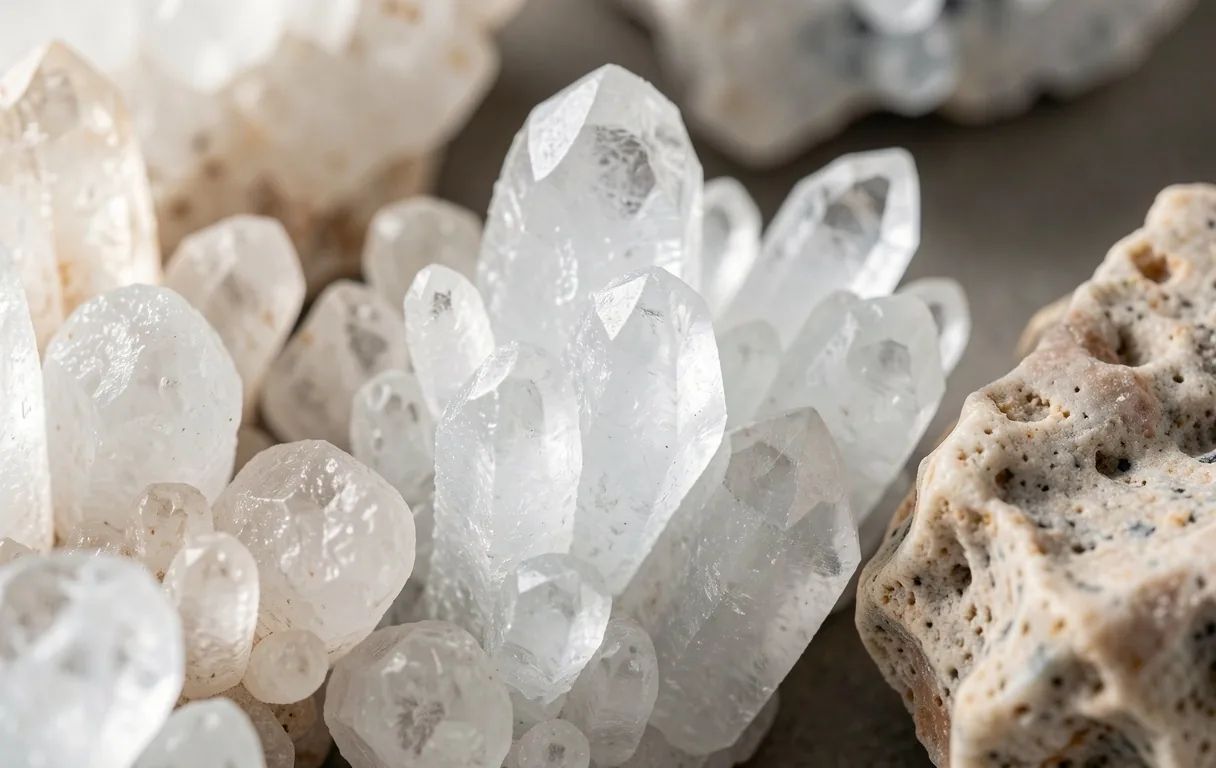 Detalle mineral de alta pureza